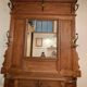 Oak coat rack