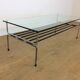 Mid Century glass top table