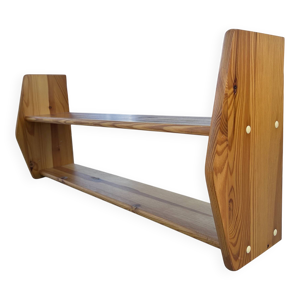 Etagére en pin  brutaliste