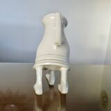 Anthropomorphic jug in slipware