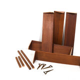 Fine danish teak wing shelf system 1950s