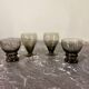 4 vintage glasses