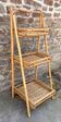 Bamboo shelf "Atelier Riviera" 3 levels, foldable, vintage, 1960s