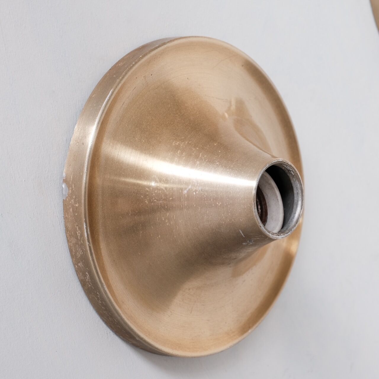 Pair of Mid-Century Italian Brass Wall or Ceiling Sconces (2 Pairs available)