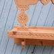 Antique carved wooden wall shelf