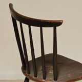 Danish office chair in solid wood