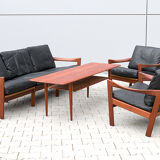 Canapé et fauteuils par Illum Wikkelso
