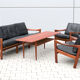 Sofa and armchairs designed by Illum Wikkelso