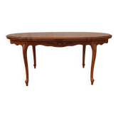 Oval table with extensions, Louis XV style