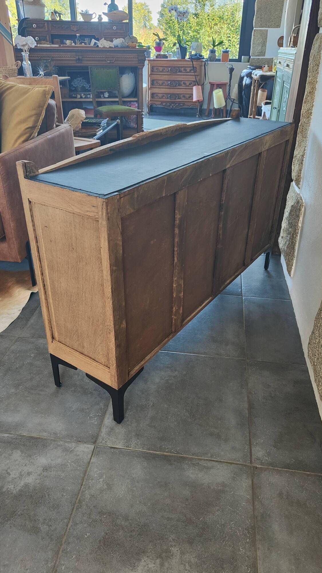 Art Deco buffet in solid oak