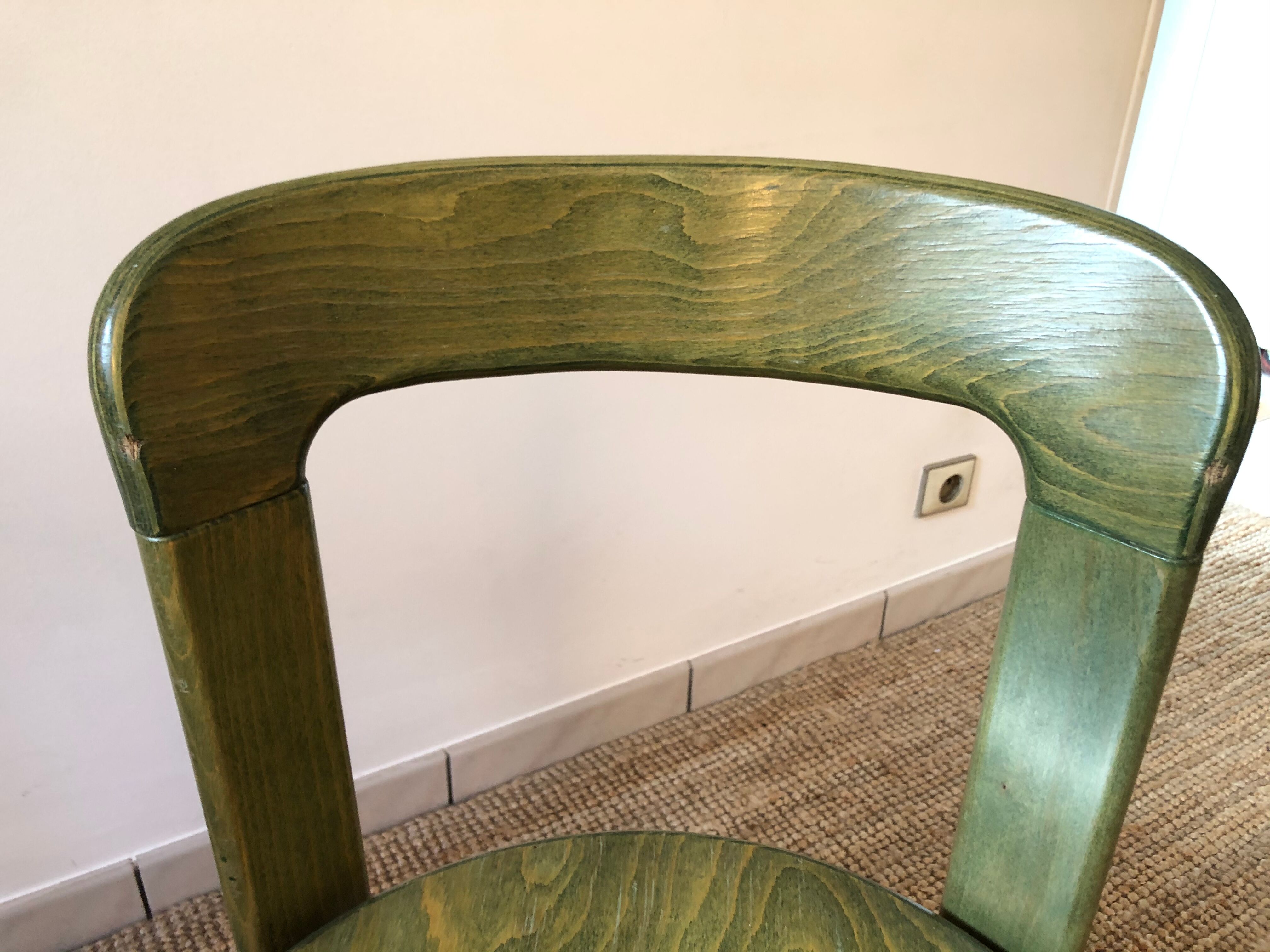 Set of 2 Bruno Rey design chairs