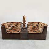 Vintage modular 2 seater sofa 'Graphic'