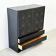 1970's Belgian brutalist graphical Musterring bar cabinet