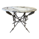 Circular Gueridon Table with Arrows and Trimmings
