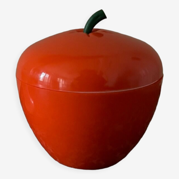 Orange apple ice bucket 1970
