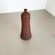 Abstract red Ceramic Studio Pottery Vase by Gerhard Liebenthron, Germany, 1970s