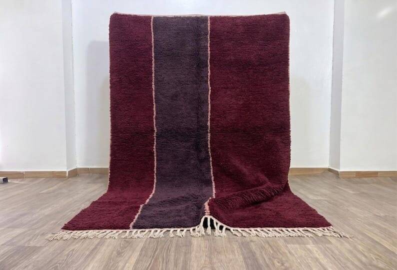 Handwoven pure wool traditional Boujaad rug 150/250 cm