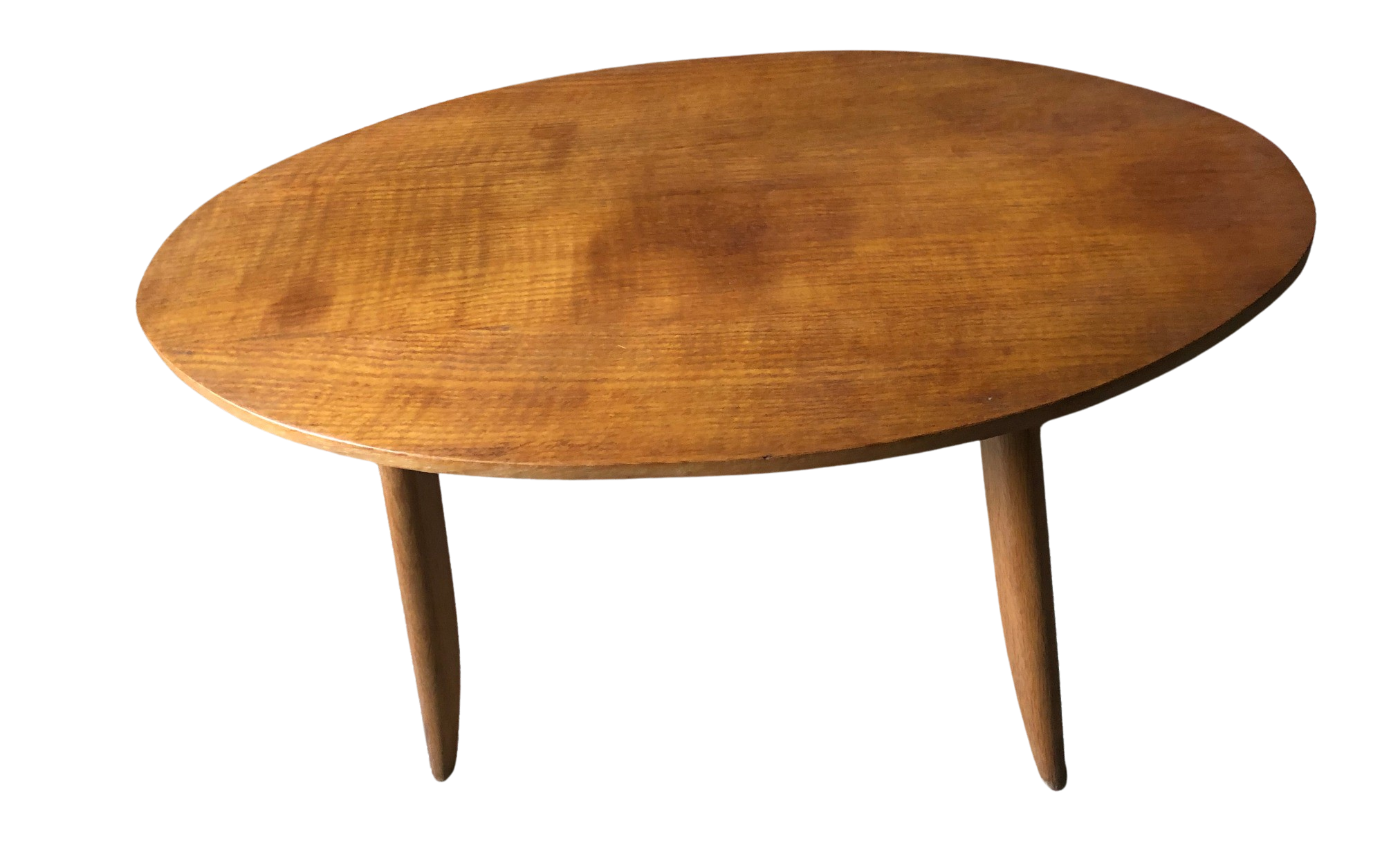 Oblong coffee table streamlined legs