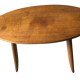 Oblong coffee table streamlined legs