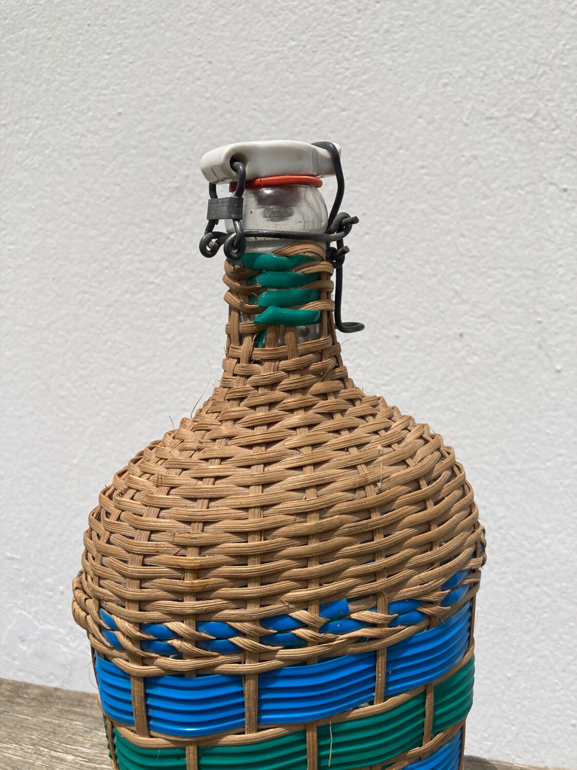 Bottle scoubidou 70 heavy braided rattan