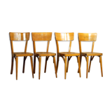 4 chairs Bistro wood vintage