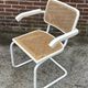Set of 4 Cesca chairs model B64 with armrests Cesca Marcel breuer design
