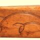 Antique carved wooden decorative panel