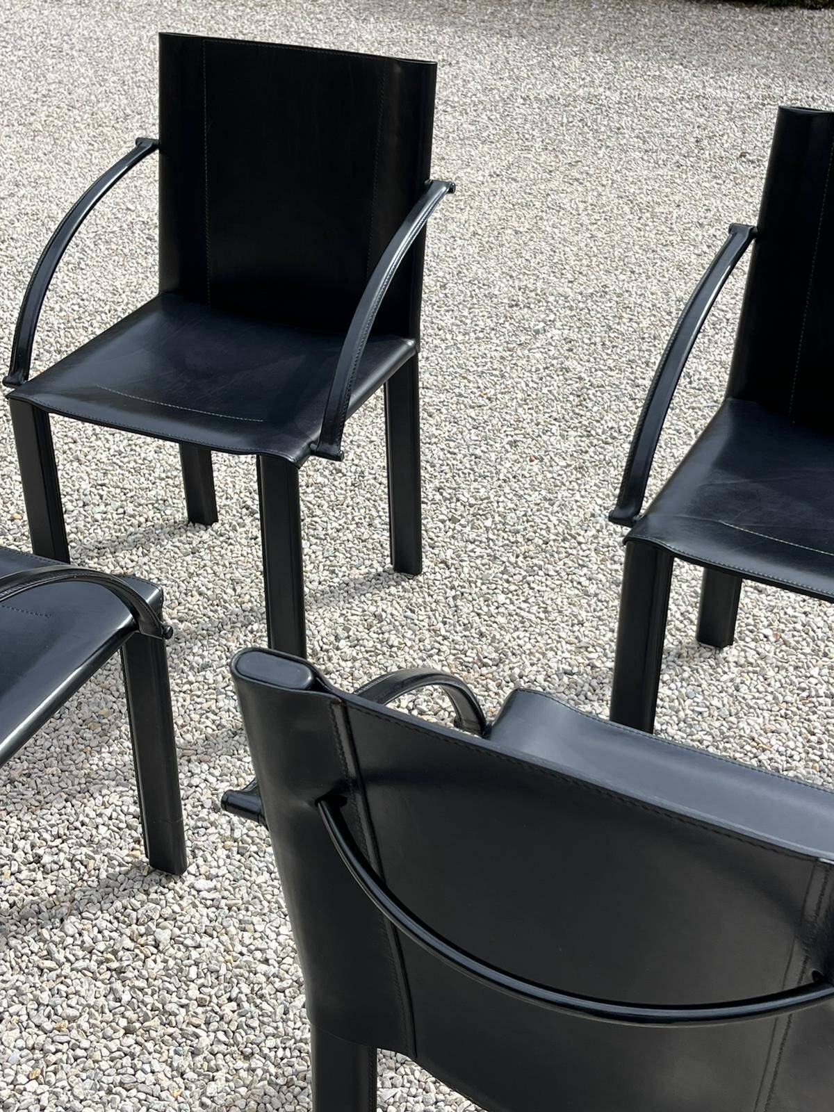 Matteo Grassi leather chairs