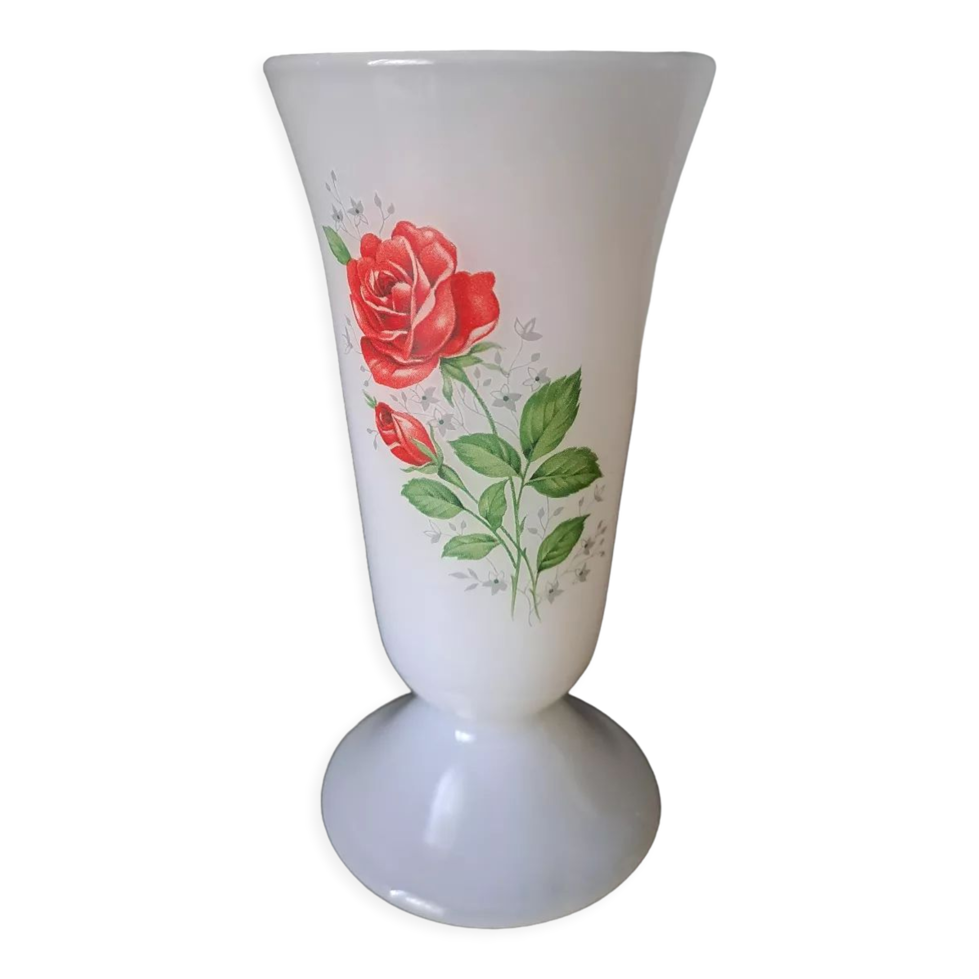 Vintage arcopal vase