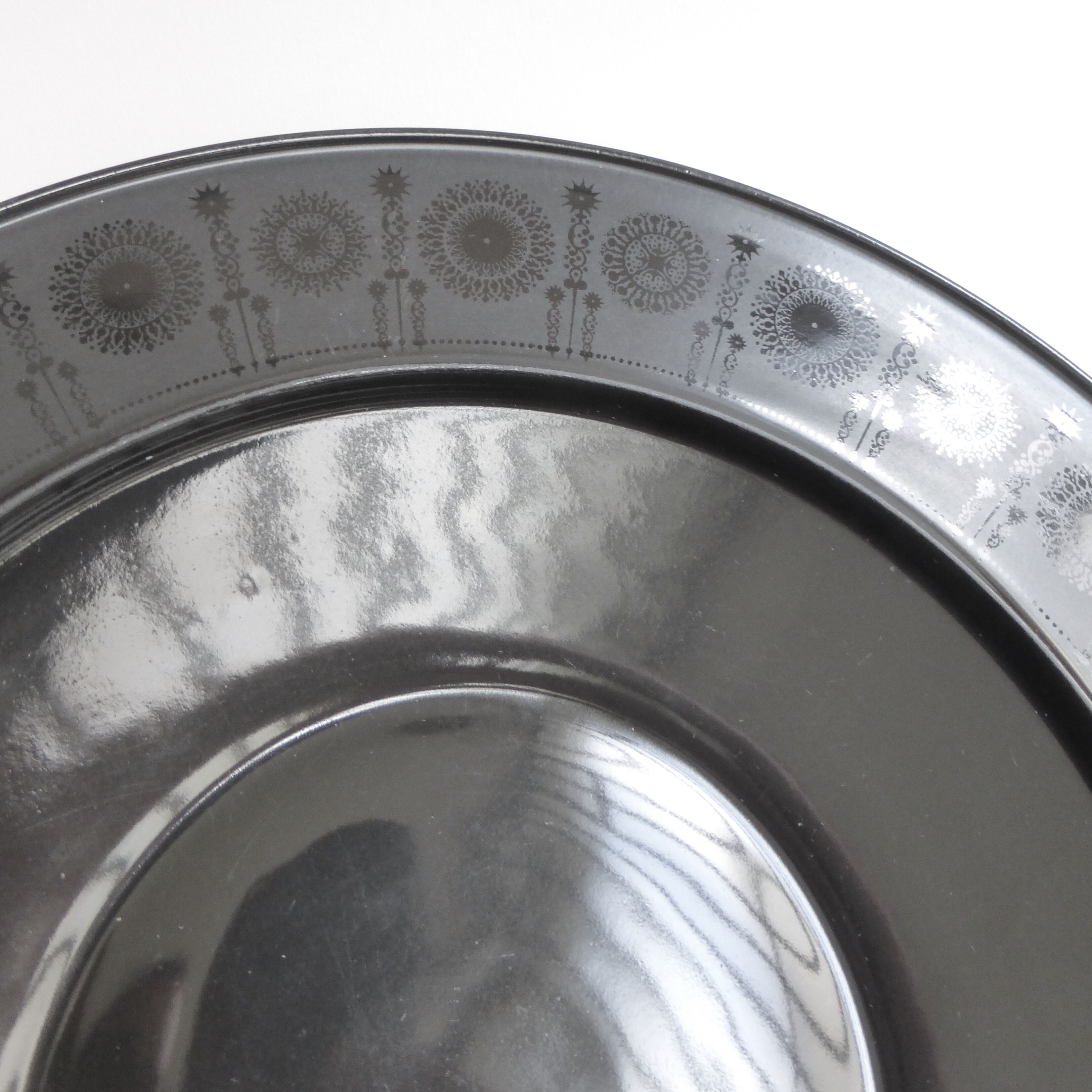 Tapio Wirkkala black porcelain cup ed. Rosenthal studio linie 1960's