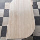 Vintage coffee table in travertine