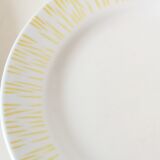 Five dessert plates from the 50s