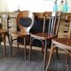 Série de 6 chaises bistrot Baumann dépareillées