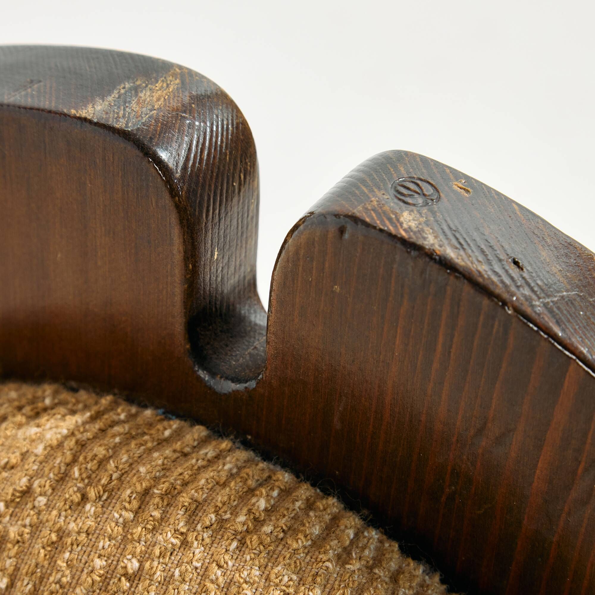 Hungarian pine chair by Mária Szedleczky, Set of 6