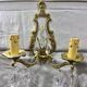 Pair of Wall Lamp Bronze And Crystal 2 Lights