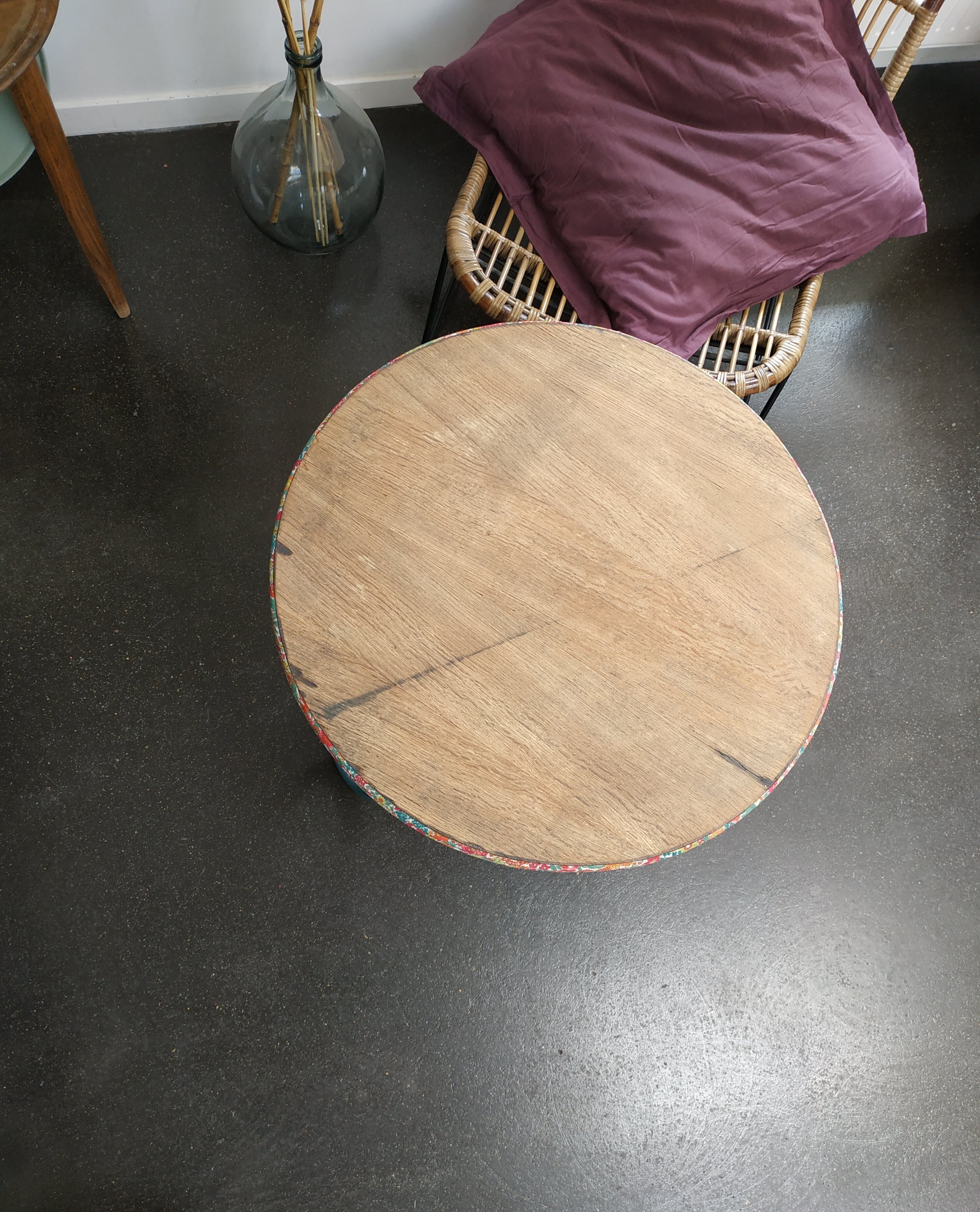 Vintage bamboo table