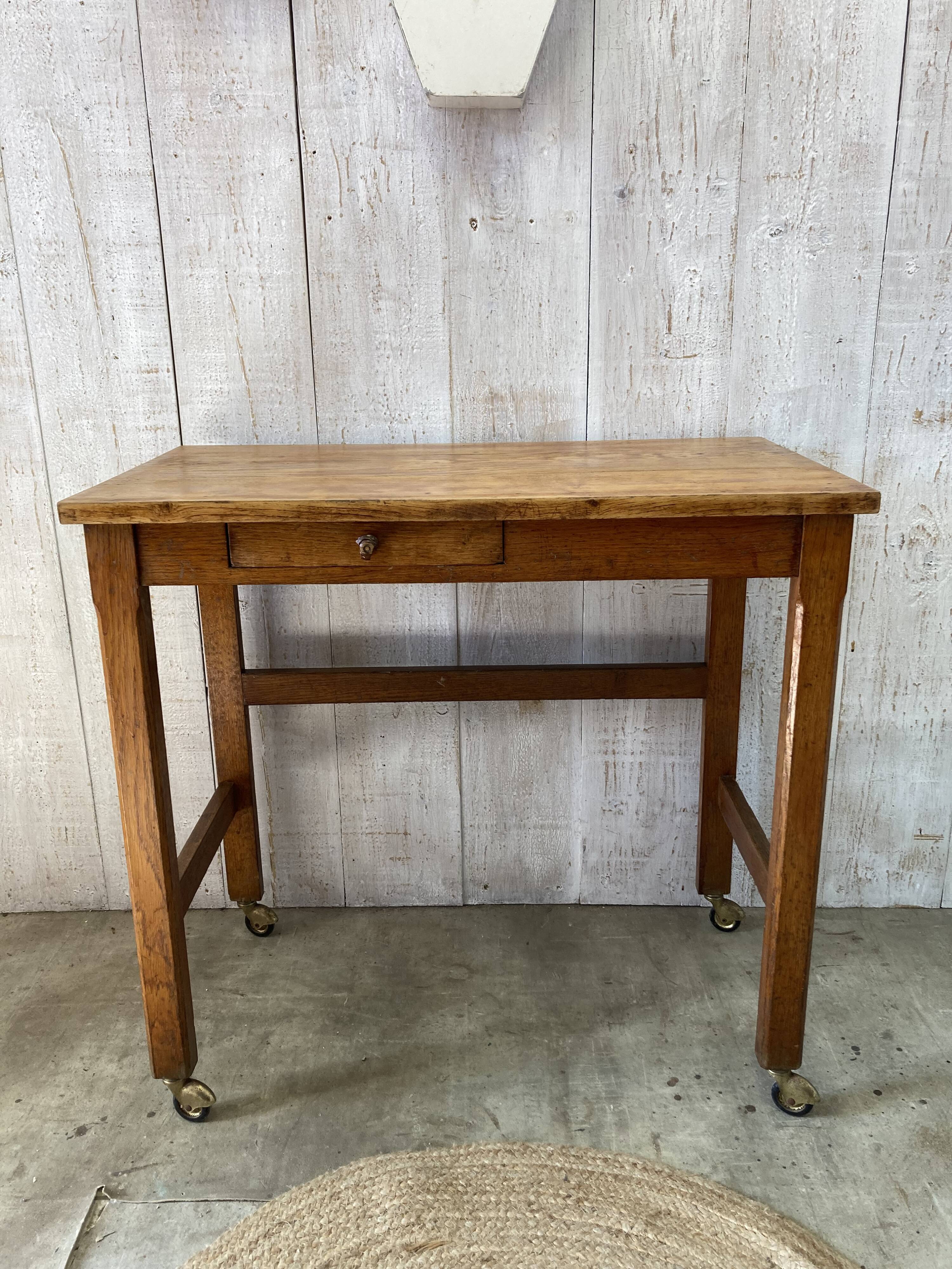 Vintage boarding school desk