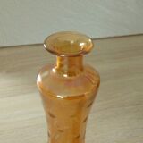 Vintage grave colored glass bottle decanter