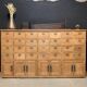 Notary's trade furniture with oak valve