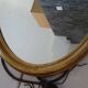 large old oval golden mirror 84x51cm