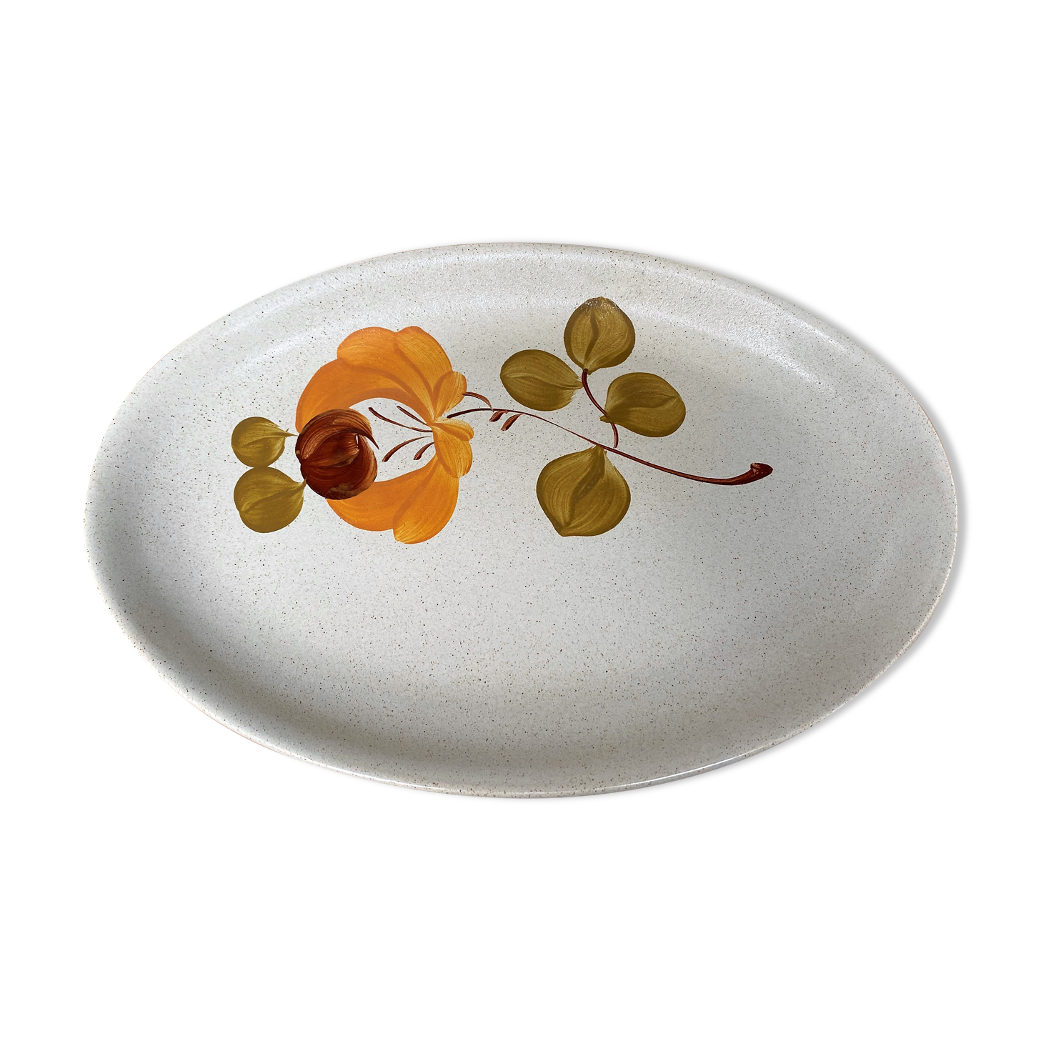 St Amand model oval earthenware dish