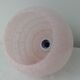 Hanging lamp of speckled pink clichy