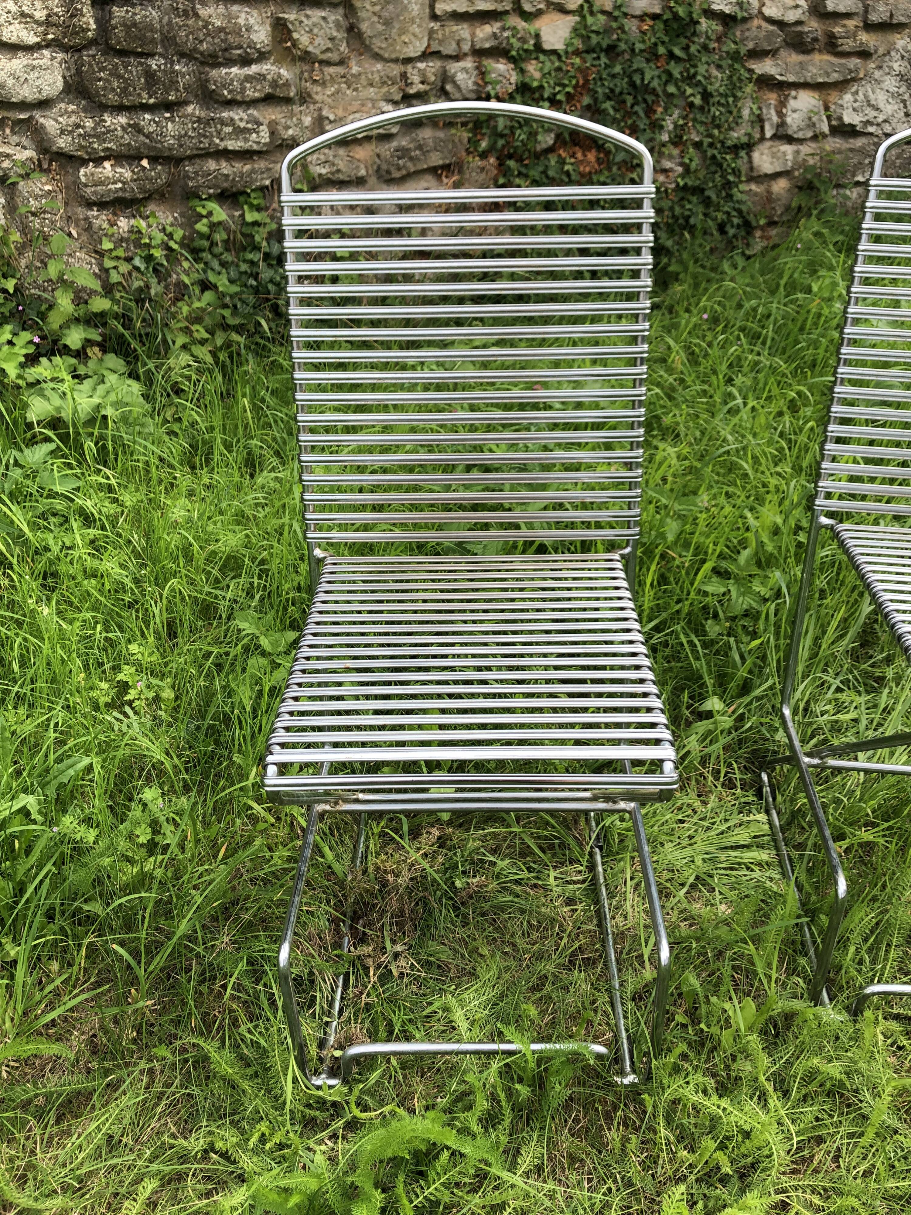 "Kreuzschwinger" chairs for Schlubach by Till Behrens