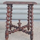 Pair of English oak bedside tables