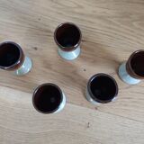 Ceramic shells set of 5