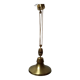 Adjustable scandinavian  brass ceiling lamp from the 70s