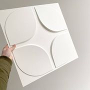 Set of 4 Space Age wall panels 1x1 meter total, vintage wall decor