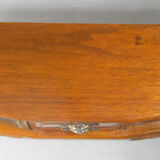 Wooden jewelry box in the shape of a chest of drawers