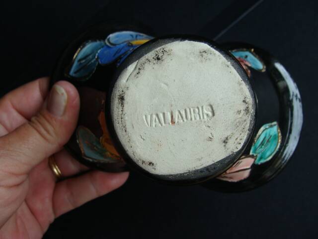 Vallauris ceramic basket