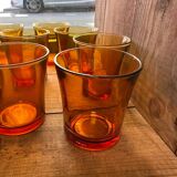 Duralex amber glasses